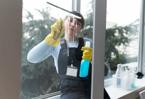 Nettoyage de vitres intérieures et extérieures à Oizé
